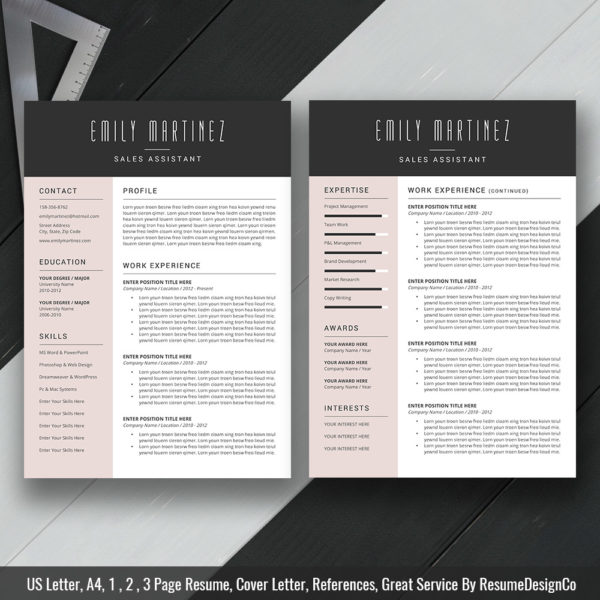free resume templates for mac pages