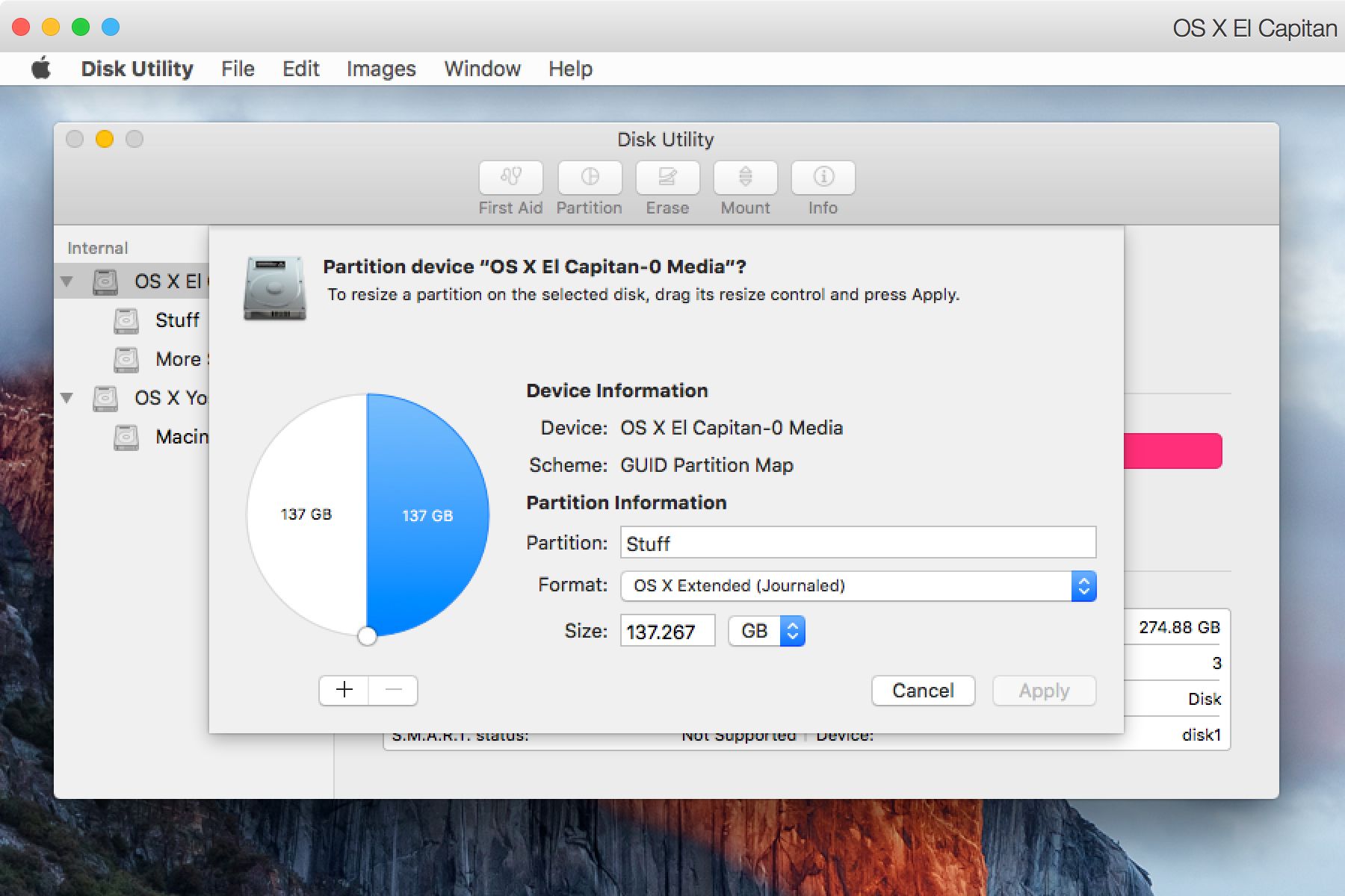 format macbook partition for os x